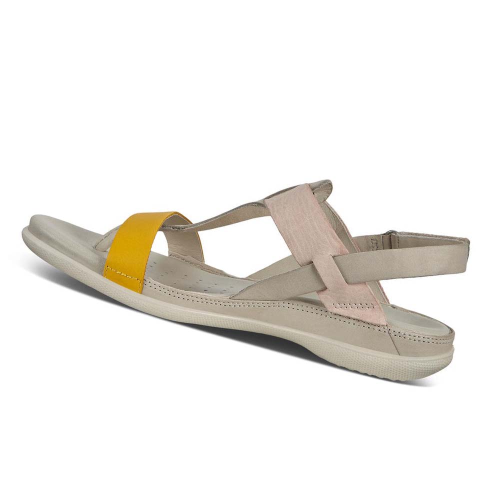 Women's Ecco Flash Sandals Grey / Orange | Canada 176LIS